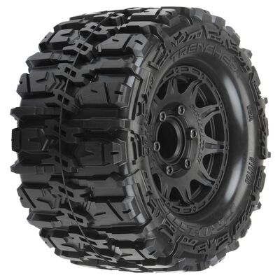 1/10 Trencher HP BELTED F/R 2.8" MT Tires MTD 12mm/14mm Blk Raid (2) 1/10 Trencher HP BELTED F/R 2.8" MT Tires MTD 12mm/14mm Blk Raid (2)