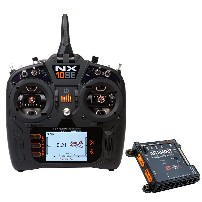 NX10SE 10-Channel DSMX Transmitter Combo with AR10400T PowerSafe Receiver