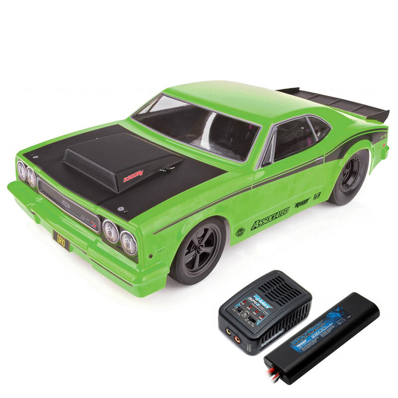 1/10 DR10 2WD Drag Race Car Brushless RTR, Green, LiPo Combo