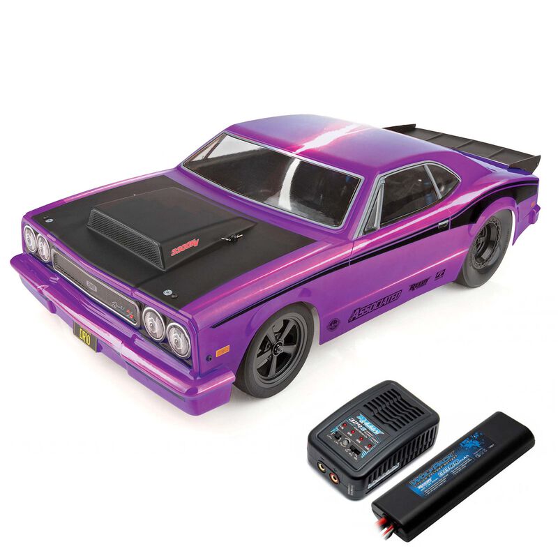 1/10 DR10 2WD Drag Race Car Brushless RTR, Purple, LiPo Combo