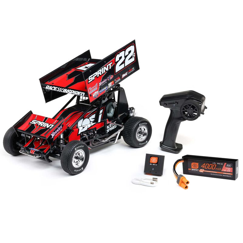 1/10 22S Sprint 2WD Brushless RTR (Battery & Charger Included), Red